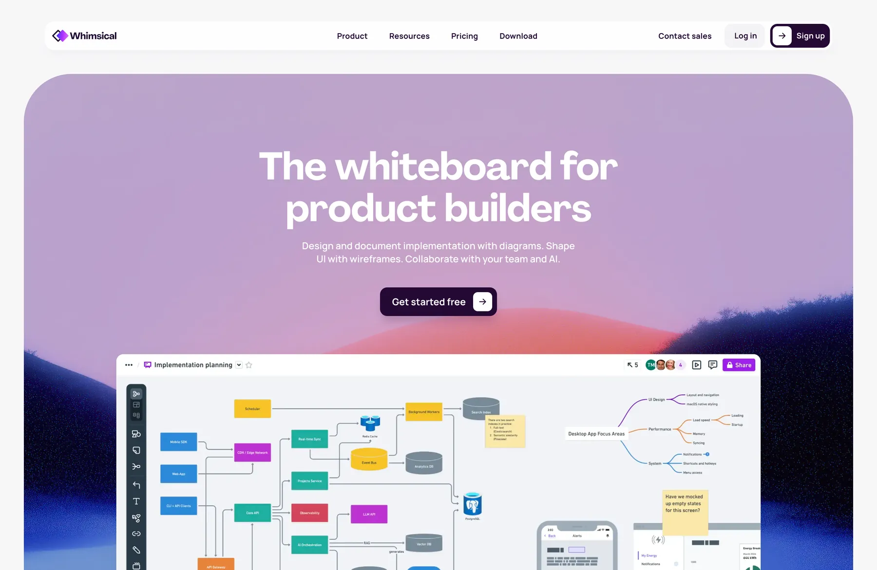 Whimsical homepage hero